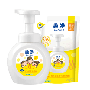 獅王獅王泡沫洗手液 家庭裝99%保濕成分呵護(hù)肌膚 檸檬香250ml+袋裝200ml*1