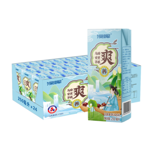 深暉馬蹄爽茅根甘蔗汁飲料250ml*24盒裝馬蹄水荸薺飲料果蔬汁解膩