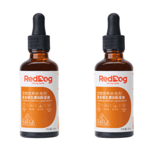 RedDog紅狗復(fù)合維生素b貓咪狗狗寵物維生素營養(yǎng)液 維B溶液50ml*2瓶