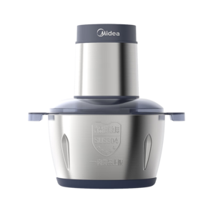 美的（Midea）絞肉機家用 料理機輔食機嬰兒 不銹鋼絞餡機小型碎肉機多功能大功率攪拌機【雙刀配置】MJ-JC14B
