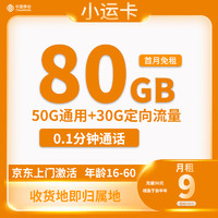 中國移動 返20元紅包 潮玩卡 19元188G全國流量收貨地為歸屬地