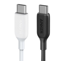 Anker 安克 A8852 雙Type-C 60W 數(shù)據(jù)線 TPE 0.9m 黑色