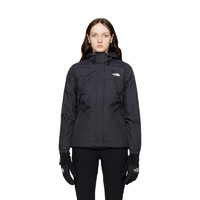 THE NORTH FACE 北面 美版女款W ANTORA防風(fēng)防水透氣連帽沖鋒衣夾克 JK3-黑色 S