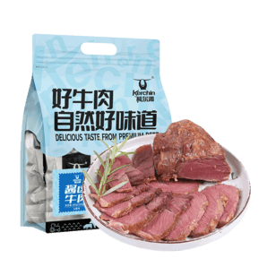 科爾沁 醬牛肉五香味800g 醬鹵菜肴短保 源頭直發(fā)包郵