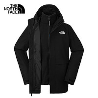 THE NORTH FACE 北面 三合一沖鋒衣男戶(hù)外防風(fēng)外套 89YX