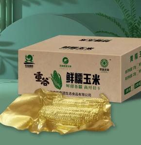 國企出品！農(nóng)投康良 重谷 2024年頭茬鮮糯玉米8棒/4斤真空鋁膜裝