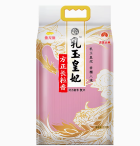 88VIP！金龍魚(yú) 乳玉皇妃 凝玉稻香貢米5kg*2袋