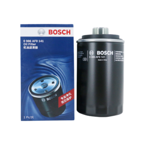 博世（BOSCH）機(jī)油濾芯機(jī)濾清器AF0141適配大眾邁騰途觀奧迪A4哈弗H6吉利博越等