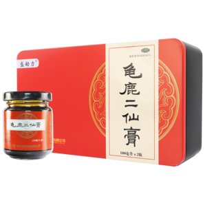 4盒裝千金 龜鹿二仙膏 100ml*2瓶/盒 溫腎益精補(bǔ)氣養(yǎng)血用于腎虛精虧的腰膝痠軟