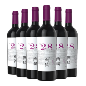 西鴿酒莊N28馬爾貝克干紅葡萄酒750ml*6整箱裝 寧夏賀蘭山國產(chǎn)紅酒宴請