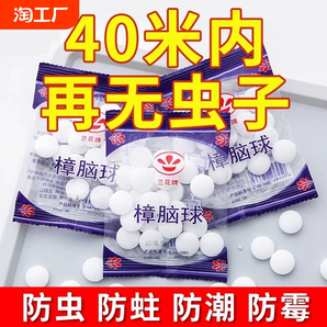 樟腦丸家用衣柜防霉防蟲樟腦球驅(qū)蟲防潮防蛀衛(wèi)生球防蟑螂除味蟲子