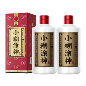 小糊涂神品牌【半斤神】濃香型白酒  純糧釀造（無禮袋） 52度 250mL 2瓶