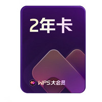 WPS 金山軟件 大會(huì)員2年1個(gè)月+幫幫識(shí)字季卡