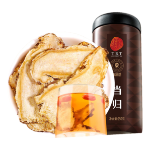 【正宗同仁堂品牌】北京同仁堂 當(dāng)歸250g  甘肅岷縣當(dāng)歸切片 可磨粉泡水煲湯養(yǎng)生茶煲湯料Q