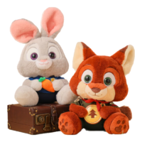 名創(chuàng)優(yōu)品（MINISO）迪士尼瘋狂動(dòng)物城公仔毛絨玩具玩偶抱枕布娃娃 生日禮物女 朱迪
