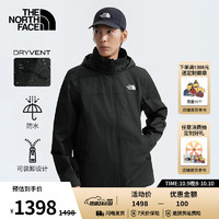 THE NORTH FACE 北面 沖鋒衣SANGRO男女DRYVENT防水24秋冬新款|88FR 4H0/宇宙黑