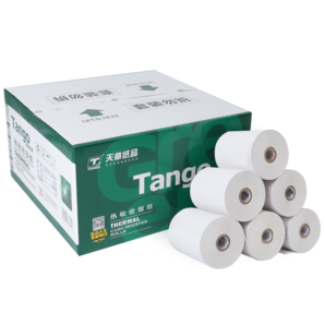 天章 （TANGO）新綠天章熱敏收銀紙 80*60mm(30米/卷)50卷 餐飲外賣收銀機(jī)打印紙 酒店超市收銀小票紙