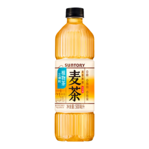 三得利大麥茶 0糖0脂0能量 植物茶麥茶飲料 500ml*15瓶 整箱裝