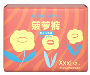 BoBDoG 巴布豆 菠蘿系列 拉拉褲 XXXL32片