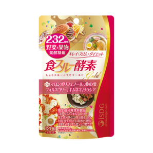 ISDG黃金酵素120粒 果蔬植物酵素減肥日本進(jìn)口 食物分解孝素 大餐救星