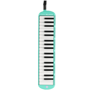 鉆石口風(fēng)琴37鍵綠色兒童初學(xué)入門吹奏樂器學(xué)生課堂教學(xué)演奏口吹琴