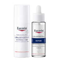 優(yōu)色林（Eucerin）舒安套裝（舒安霜50ml+舒安精華30ml）舒敏褪紅 穩(wěn)固屏障