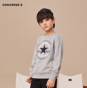 14日20點！CONVERSE 匡威 童裝男童衛(wèi)衣加絨春秋