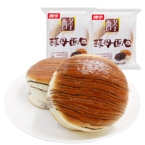 桃李面包 酵母面包多味可選 手撕夾心營(yíng)養(yǎng)早餐下午茶點(diǎn)心抗餓充饑代餐 巧克力味600g