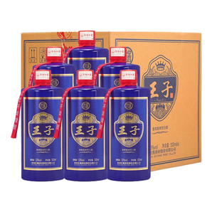 杜醬杜醬酒貴州茅臺鎮(zhèn)醬香型白酒53度純糧食酒窯藏老酒 杜醬王子酒 53度 500mL 6瓶 整箱+3個手提袋