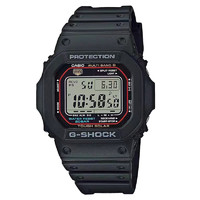 CASIO 卡西歐 小紅圈 G-SHOCK 經(jīng)典系列 43.2毫米太陽能電波腕表 GW-M5610U-1