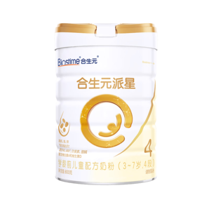 合生元（BIOSTIME）派星 學齡前兒童奶粉 自護力4段(3歲或以上)800g 乳橋蛋白 