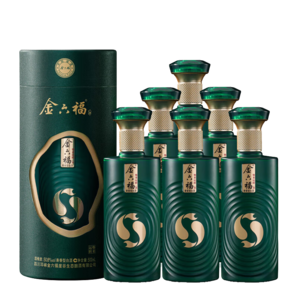 金六福勢來運(yùn)轉(zhuǎn) 50.8度 兼香型白酒整箱 500ml*6瓶 純糧酒 宴請送禮