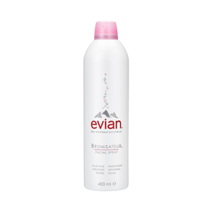 依云（evian）礦泉水噴霧 補水保濕滋潤爽膚水定妝控油 敏感肌可用大容量400ml 依云噴霧兩只裝400ml*2