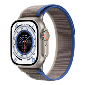 中沃 適用蘋果手表表帶apple watch野徑回環(huán)式運(yùn)動(dòng)腕帶iWatchS10/S9/S8/s7/se男女通用夏季 46/45/44MM【藍(lán)配灰色】尼龍編織