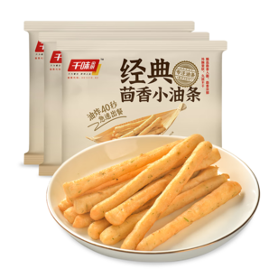 千味央廚 茴香小油條 240g*3袋（每袋約24根）早餐速食 火鍋空氣炸鍋油條