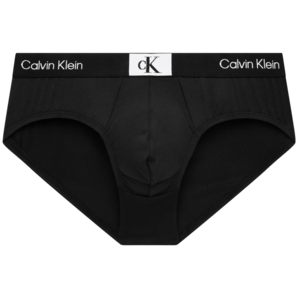 Calvin Klein內(nèi)衣【CK96系列】男士提花小方塊ck輕薄透氣貼身三角內(nèi)褲男B3405 UB1-太空黑 M