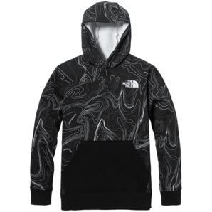 THE NORTH FACE【特惠商品】北面童裝兒童衛(wèi)衣新款男童針織衛(wèi)衣加絨保暖|7QKG 5P6/黑色 150/M