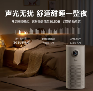 20點！Midea 美的 KJ400G-L1 Lite 空氣凈化器