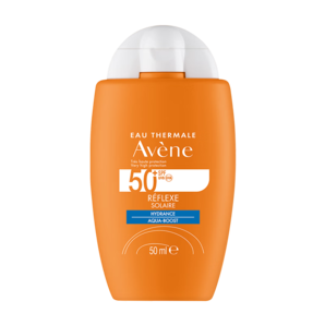 雅漾（Avene）倍護水潤防曬乳50mlSPF50+戶外軍訓高倍防護控油清透防水防汗敏肌