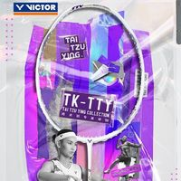 VICTOR 威克多 TK-TTY 羽毛球拍 專業(yè)級(jí) 全碳素 進(jìn)攻型