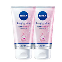 NIVEA 妮維雅 晶純皙白泡沫潔面乳100m*2支