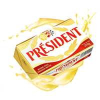 PRéSIDENT 總統(tǒng) 黃油塊 淡味 200g