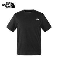 THE NORTH FACE 北面 短袖T恤男戶外舒適運(yùn)動T恤春89QV 黑色/JK3 M 89QV/黑色