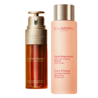 CLARINS 嬌韻詩 雙萃精華50ml彈簧爽膚水200ml補水保濕維穩(wěn)緊致