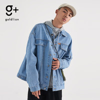 goldlion 金利來 g+男士夾克 牛仔外套 藍色