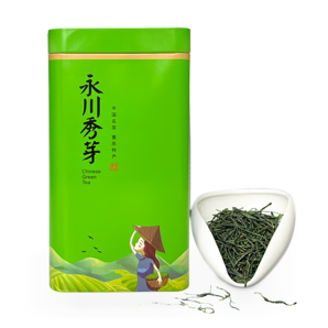 紫蕓 重慶特產(chǎn)明前炒青綠茶罐裝茶葉送禮自己喝·永川秀芽200g