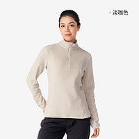 DECATHLON 迪卡儂 女款保暖半拉鏈抓絨衣 8829877