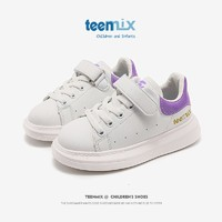 TEENMIX 天美意 防滑板鞋兒童運動鞋中大童青少年潮 紫色 26（適合腳長153mm）