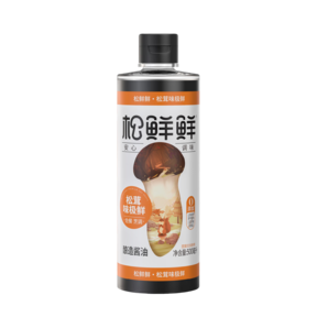 松鮮鮮松茸味極鮮500mL 特級釀造醬油生抽 炒菜涼拌蘸食清蒸0添加調(diào)味品 【單瓶裝】松茸味極鮮500mL