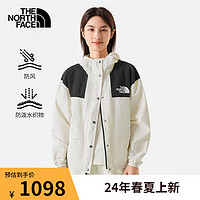 THE NORTH FACE 北面 皮膚衣女連帽夾克春季|5JXO QLI/米色 L/165